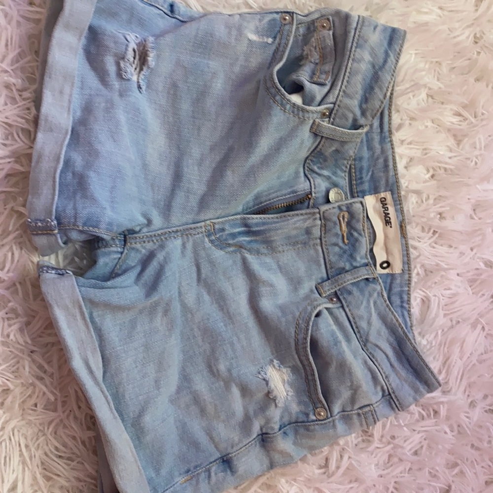 Woman’s denim shorts